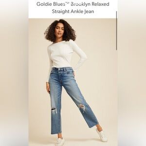 NWOT Maurice’s Jeans Goldie Blues Brooklyn Straight Ankle Jeans Size 8